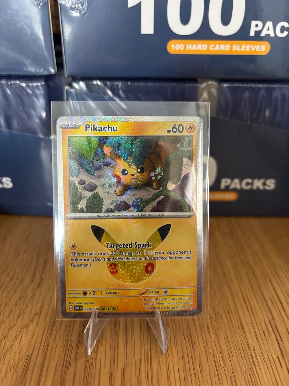 Pikachu #16 30th Celebrations Set card 038/128